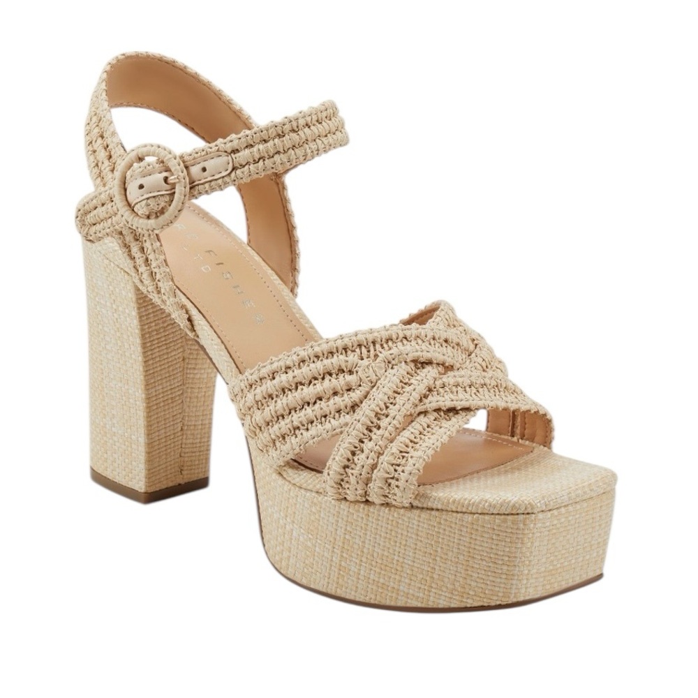 NWT MARC FISHER LTD CHESSE PLATFORM HEELS‎ WOMENS SIZE 9.5